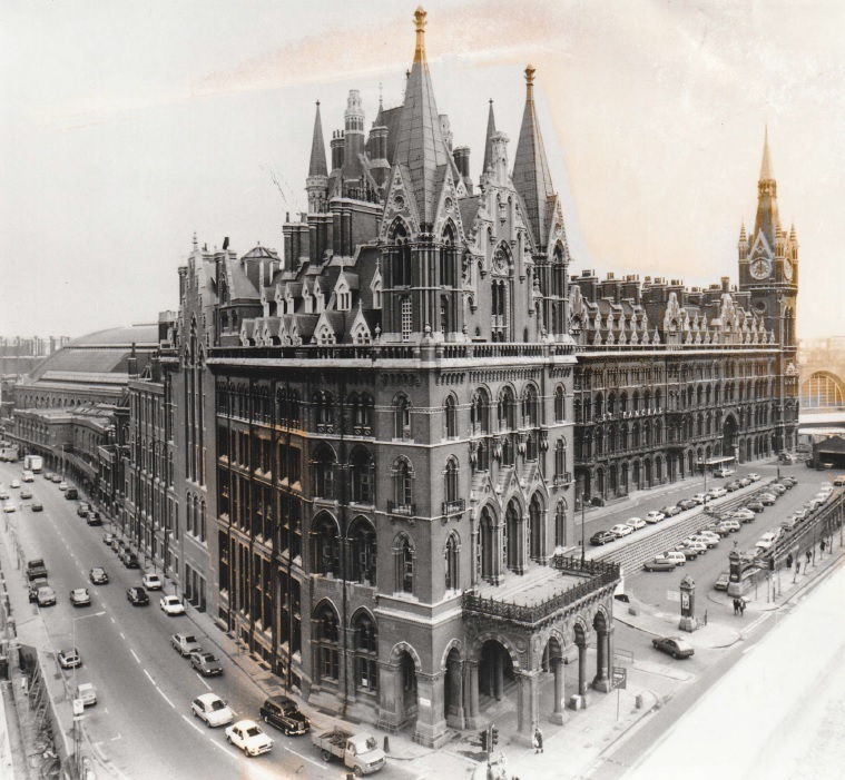 HISTORY: The Victorian-built former Midland Grand Hotel in London in 1993