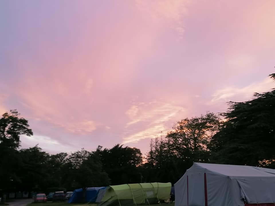 COLOUR: Camera club member, and camper Helen Murdock took this photograph of the beautiful skies at Blaithwaite