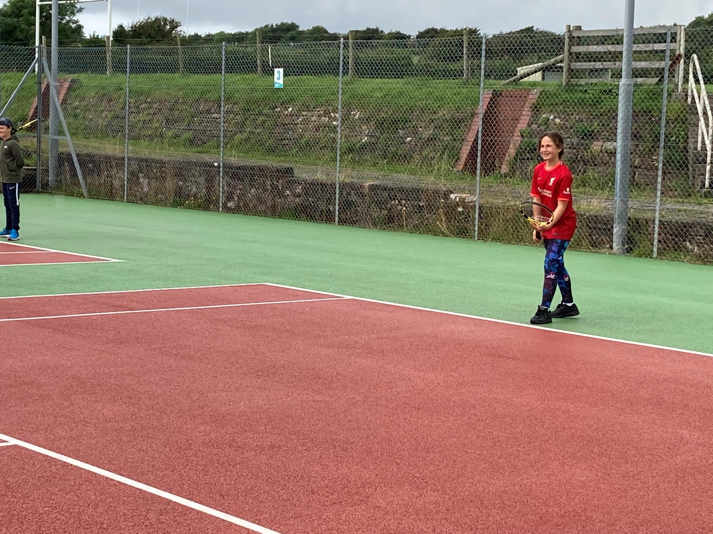 STAR: Leah Santos ready to return on Hawcoat Parks newly opened tennis courts