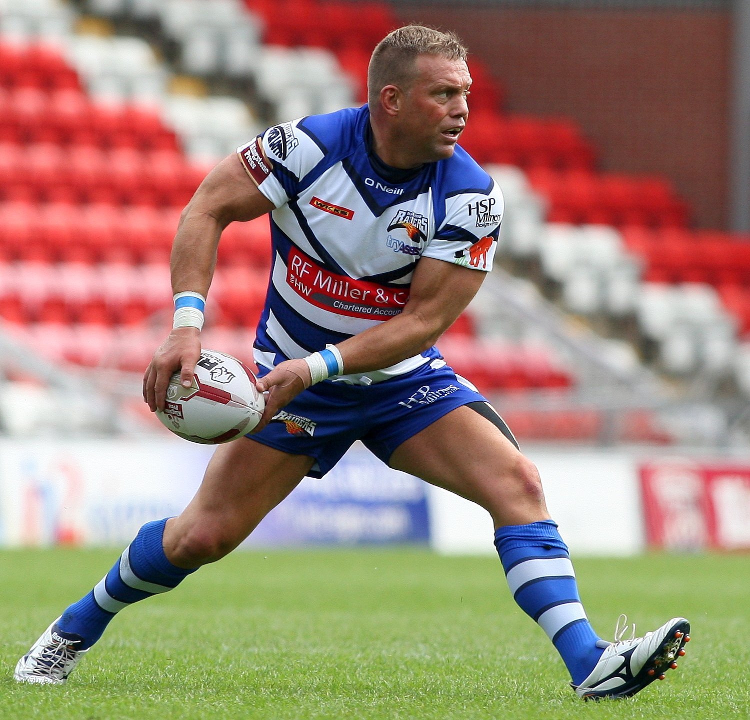 PLAY: Bobbie Goulding playing for Barrow against Leigh in 2014 