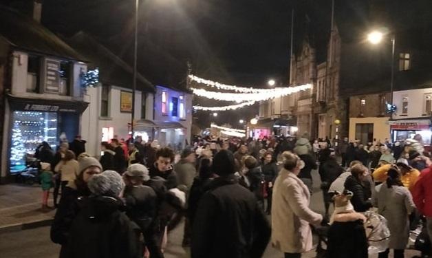 Marshals abused and nearly run over at Christmas lights switch on