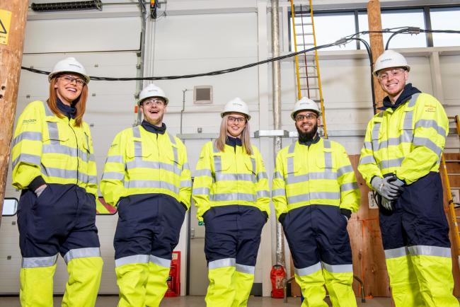 RECRUIMENT: Electricity North West Apprentices at Blackburn Training Academy