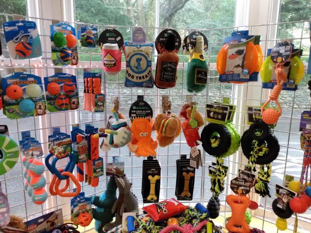 The Courier: GIFTS: An example of the dog toys on sale in the shop