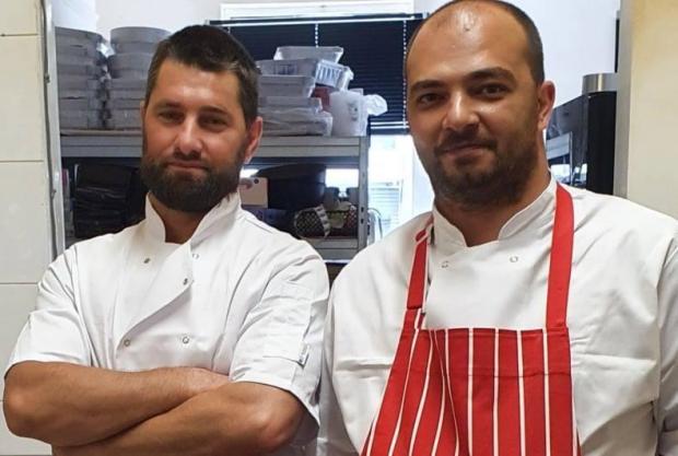 The Mail: STAFF: Owner Ionut Dolocan, left, and the team at Mario House