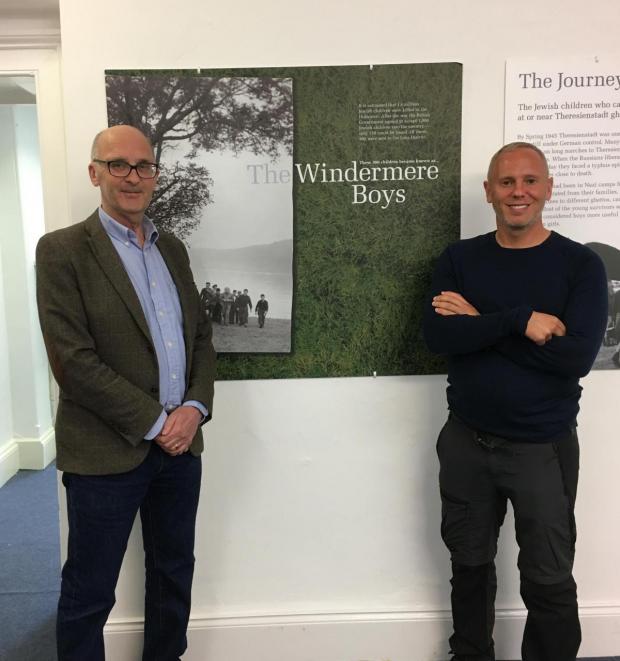 The Mail: INTEREST: The Holocaust project in Windermere attracts interest from across the globe. TV judge Rob Rinder visited in 2020 to find out about his grandfather who was one of the 300