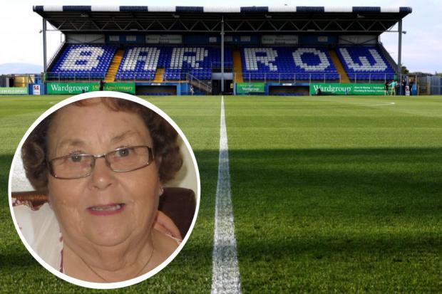 IN MEMORY: Tributes have been paid to life-long Barrow AFC fan, Kath Larkin