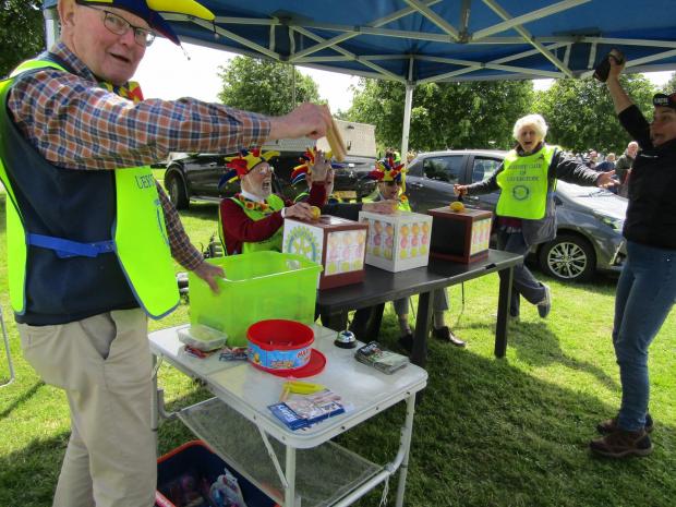 The Mail: WINNER: A contestant won a prize at Ulverston Rotary Club’s human fruit machine