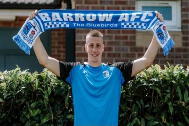 BLUEBIRD: Sam McClelland (Barrow AFC