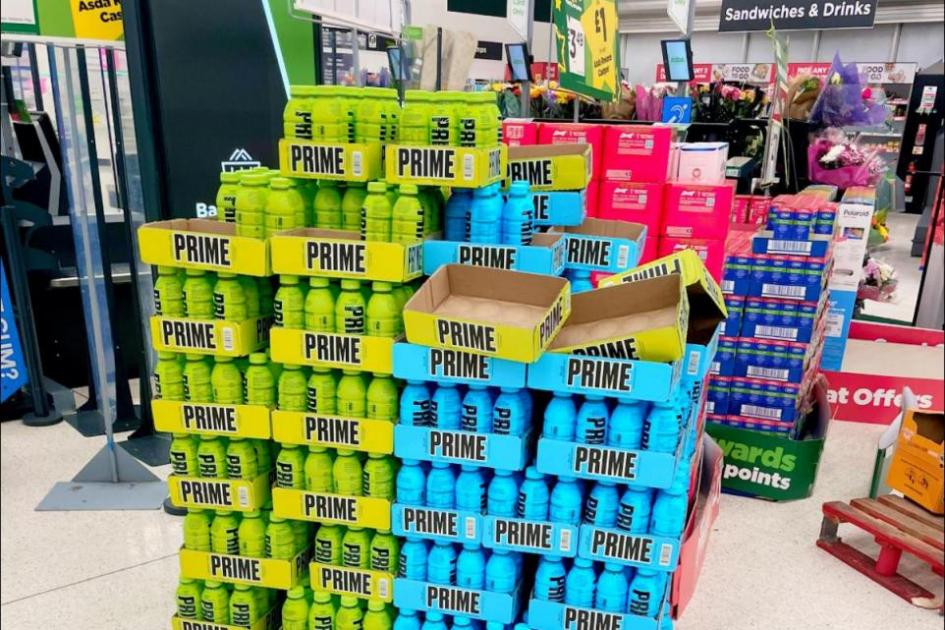 Asda rations Prime Hydration as teens empty shelves - Leicestershire Live