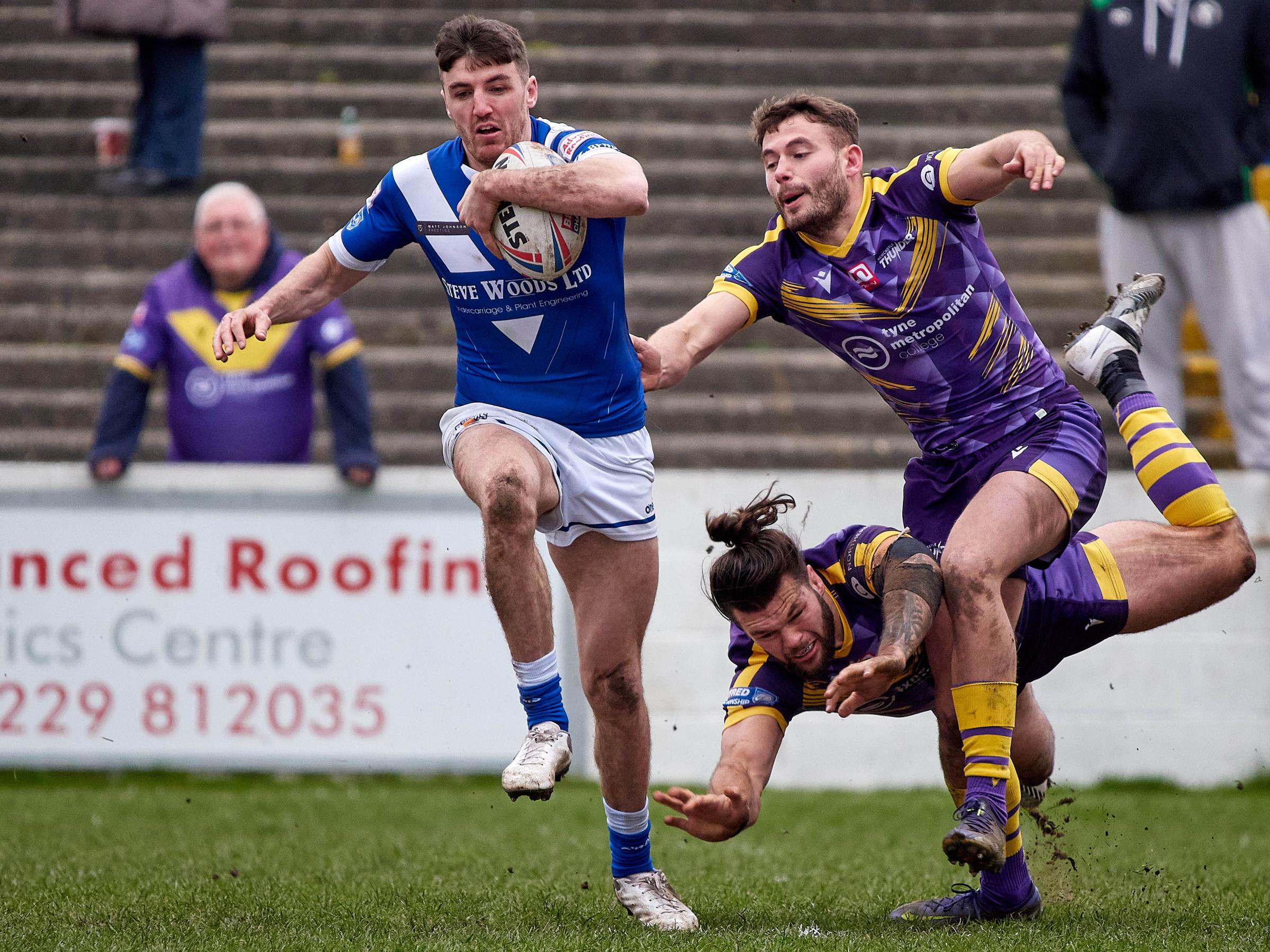 Barrow Raiders v Newcastle Thunder in the Betfred Championship, 5th March 2023