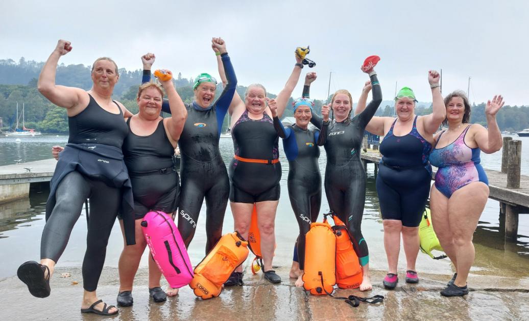 South Lakes Women Go Swimming raise £3,300 for CancerCare 