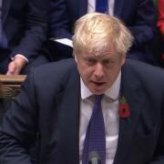 Prime Minister Boris Johnson speaks during the election debate ahead of the vote in the House of Commons, London. PA Photo. Picture date: Monday October 28, 2019. See PA story POLITICS Brexit. Photo credit should read: House of Commons/PA Wire