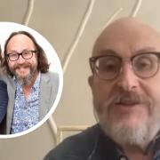 Dave Myers has opened up on his experience with chemotherapy. Inset: The Hairy Bikers Si King, left, and Dave Myers, right