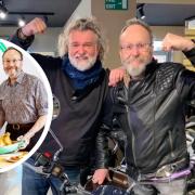 The Hairy Bikers Si King and Dave Myers have revealed their latest book cover