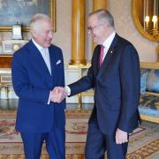 King Charles III receives Australian Prime Minister Anthony Albanese during an audience at Buckingham Palace, London. Picture date: Tuesday May 2, 2023. PA Photo. See PA story ROYAL King. Photo credit should read: Jonathan Brady/PA Wire.