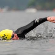 One of the participants in the 2015 Great North Swim