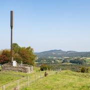 A shared rural network mast in the Lake District