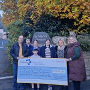 St Mary's Hospice was presented with a cheque for over £11,000 this week