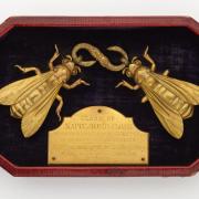 The clasp of bees taken from Napoleon's cloak