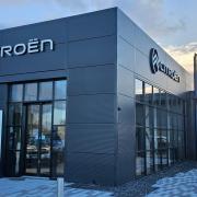 The new Citroen dealership on Phoenix Road, Barrow