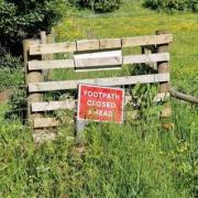 The fight to reopen the footpath has been brewing for a number of years