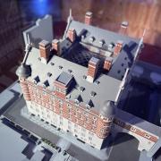 A miniature of the Norman Shaw North building in Westminster