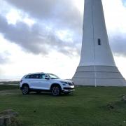 The new 'Scout' car at Hoad Monument