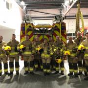 The new recruits at Ulverston Blue Light Hub