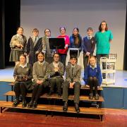The Age is Revolting cast at Chetwynde School