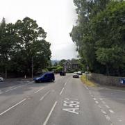 The A591's junction with Elleray Road, Windermere