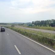 The southbound M6 from Junction 36