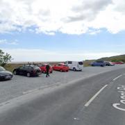 The car park is on the coast road at Bardsea