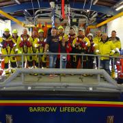 Jules and Debs with the Barrow volunteer crew