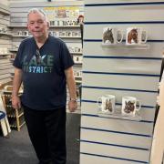 Adrian Ayres opened up Lakeland Bargains on his birthday last month