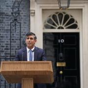 Prime Minister Rishi Sunak issues a statement outside 10 Downing Street, London, after calling a General Election for July 4. Picture date: Wednesday May 22, 2024. PA Photo. See PA story POLITICS Election. Photo credit should read: Stefan Rousseau/PA