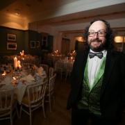 Dave Myers at an event in Holker Hall in 2014 that was organised by his wife Liliana