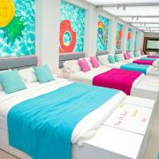 Love Island - bedroom in villa in Majorca. See PA Feature INTERIORS Love Island.