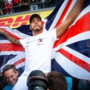 Mercedes' Lewis Hamilton celebrates winning the Formula One drivers' championship during the 2018 Mexico Grand Prix at the Autodromo Hermanos Rodriguez, Mexico City. PRESS ASSOCIATION Photo. Picture date: Sunday October 28, 2018. See PA story