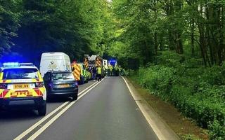 Man dies following crash on A590